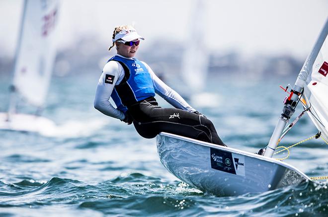 Anne Marie Rindom - 2016 Sailing World Cup Final - Melbourne © Pedro Martinez / Sailing Energy / World Sailing